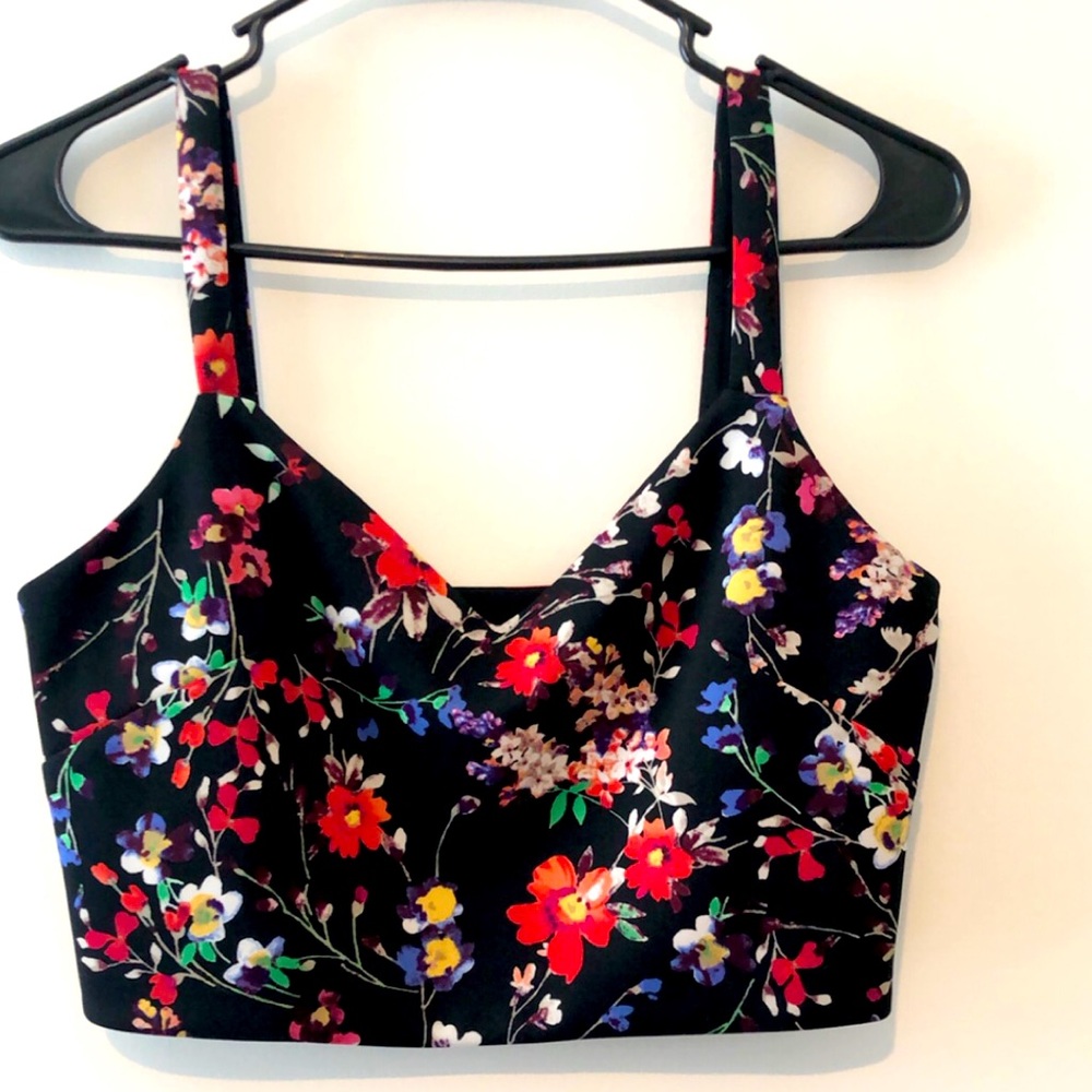Express Floral Print Crop Top